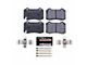 PowerStop Track Day Carbon-Fiber Metallic Brake Pads; Rear Pair (08-23 Challenger w/ 4 or 6-Piston Front Calipers, Excluding SE & SXT)