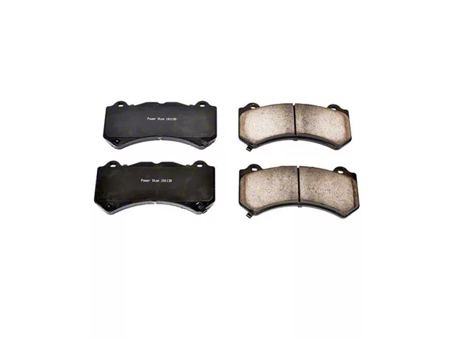 PowerStop Z16 Evolution Clean Ride Ceramic Brake Pads; Front Pair (15-23 Challenger R/T 392, R/T Scat Pack, SRT 392, SRT Hellcat, SRT Jailbreak, SRT Super Stock & T/A 392 w/ 6-Piston Front Calipers)