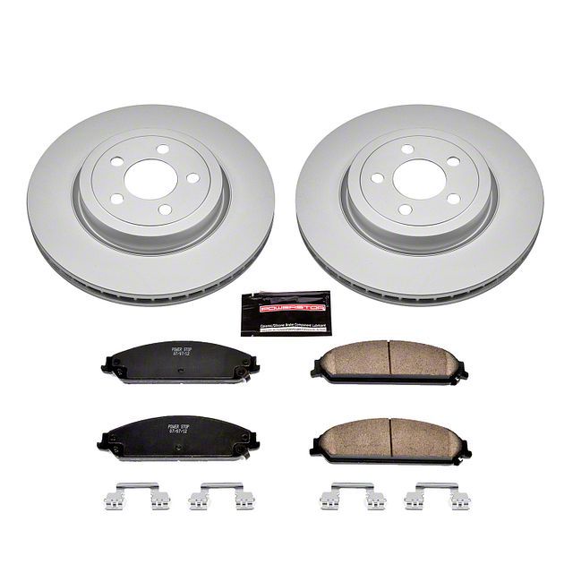 PowerStop Challenger Z17 Evolution Plus Brake Rotor and Pad Kit; Front