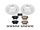PowerStop Z17 Evolution Plus Brake Rotor and Pad Kit; Rear (09-23 RWD Challenger SE & SXT w/ Single Piston Front Calipers & Solid Rear Rotors)