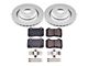 PowerStop Z17 Evolution Plus Brake Rotor and Pad Kit; Rear (08-21 Challenger w/ 4 or 6-Piston Front Calipers, Excluding SE & SXT)