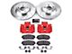 PowerStop Z23 Evolution Sport Brake Rotor, Pad and Caliper Kit; Front (12-21 RWD Challenger SXT w/ Single Piston Front Calipers)