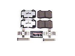 PowerStop Z26 Street Performance Carbon-Fiber Ceramic Brake Pads; Rear Pair (08-23 Challenger w/ 4 or 6-Piston Front Calipers, Excluding SE & SXT)