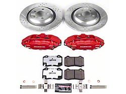 PowerStop Z26 Street Warrior Brake Rotor, Pad and Caliper Kit; Rear (08-20 Challenger w/ 4 or 6-Piston Front Calipers, Excluding SE & SXT)