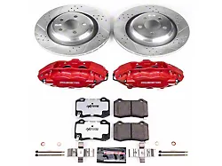 PowerStop Z26 Street Warrior Brake Rotor, Pad and Caliper Kit; Rear (08-20 Challenger w/ 4 or 6-Piston Front Calipers, Excluding SE & SXT)