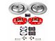 PowerStop Z36 Extreme Truck and Tow Brake Rotor, Pad and Caliper Kit; Rear (08-20 Challenger w/ 4 or 6-Piston Front Calipers, Excluding SE & SXT)