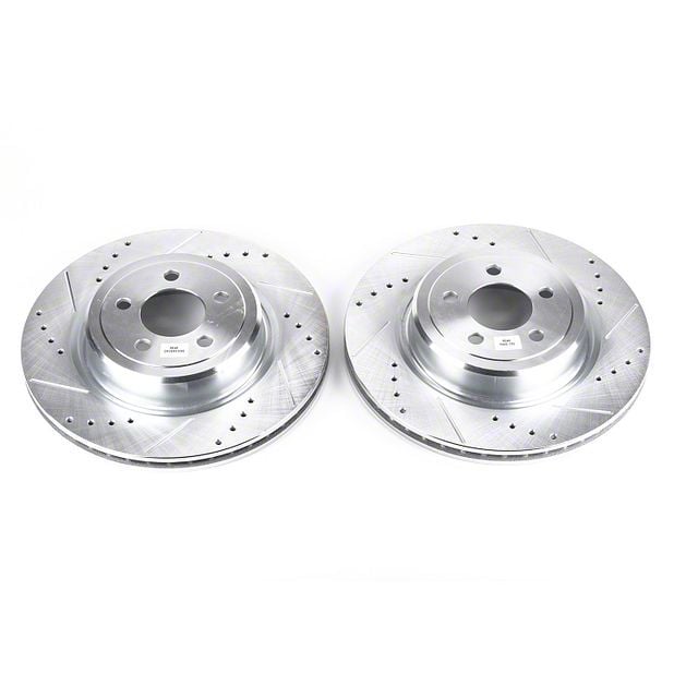 Powerstop Power Stop Ar8371xpr Rear Evolution Drilled Slotted Rotor Pair - View #3