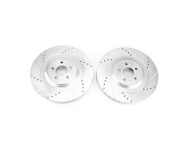 Power Stop AR8393XPR Front Evolution Drilled And Slotted Rotor Pair For