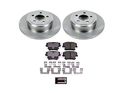 PowerStop OE Replacement Brake Rotor and Pad Kit; Rear (06-23 RWD V6 Charger w/ Single Piston Front Calipers)
