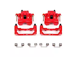 PowerStop Performance Front Brake Calipers; Red (06-11 RWD V6 Charger w/ Single Piston Front Calipers)