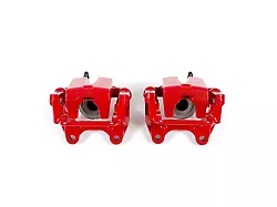 PowerStop Performance Rear Brake Calipers; Red (12-14 Charger Pursuit; 06-10 Daytona R/T & SE w/ Dual Piston Front Calipers; 11-13 5.7L HEMI Charger SE)