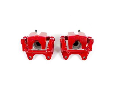 PowerStop Performance Rear Brake Calipers; Red (12-14 Charger Pursuit; 06-10 Daytona R/T & SE w/ Dual Piston Front Calipers; 11-13 5.7L HEMI Charger SE)