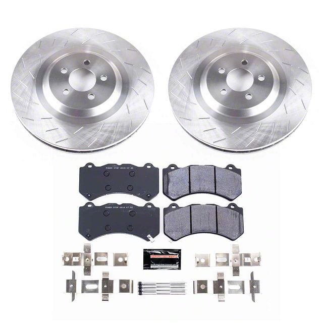 PowerStop Charger Track Day Brake Rotor and Pad Kit; Front TDBK8169 (15