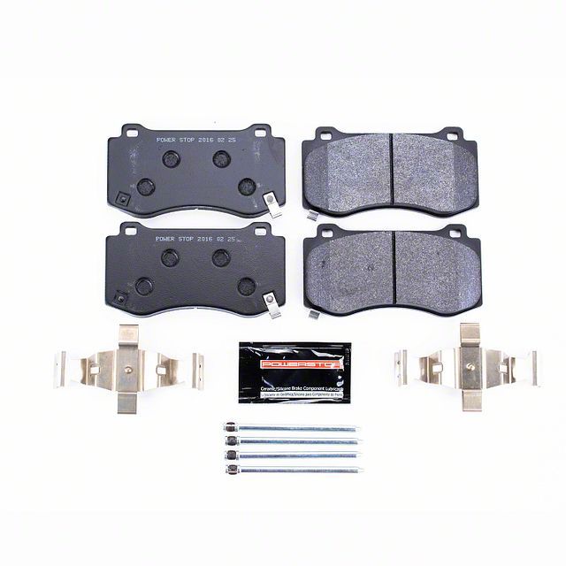 PowerStop Charger Track Day CarbonFiber Metallic Brake Pads; Front