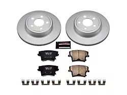 PowerStop Z17 Evolution Plus Brake Rotor and Pad Kit; Rear (06-23 Charger AWD SE, AWD SXT, Daytona, GT & R/T w/ Dual Piston Front Calipers)