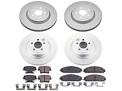 PowerStop Z17 Evolution Plus Brake Rotor and Pad Kit; Front and Rear (12-14 Charger Pursuit; 06-10 Daytona R/T & SE w/ Dual Piston Front Calipers; 11-13 5.7L HEMI Charger SE)