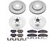 PowerStop Z17 Evolution Plus Brake Rotor and Pad Kit; Front and Rear (12-14 Charger Pursuit; 06-10 Daytona R/T & SE w/ Dual Piston Front Calipers; 11-13 5.7L HEMI Charger SE)
