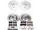 PowerStop Z23 Evolution Sport Brake Rotor and Pad Kit; Front and Rear (15-20 Charger Daytona 392, Scat Pack 392, SRT 392 & SRT Hellcat w/ 6-Piston Front Calipers)