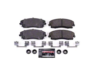 PowerStop Z23 Evolution Sport Carbon-Fiber Ceramic Brake Pads; Front Pair (06-23 RWD V6 Charger w/ Single Piston Front Calipers)