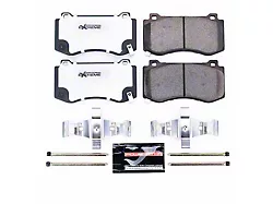 PowerStop Z26 Street Performance Carbon-Fiber Ceramic Brake Pads; Front Pair (06-14 Charger SRT8; 15-23 Charger GT, R/T 392, Scat Pack w/ 4-Piston Front Calipers)