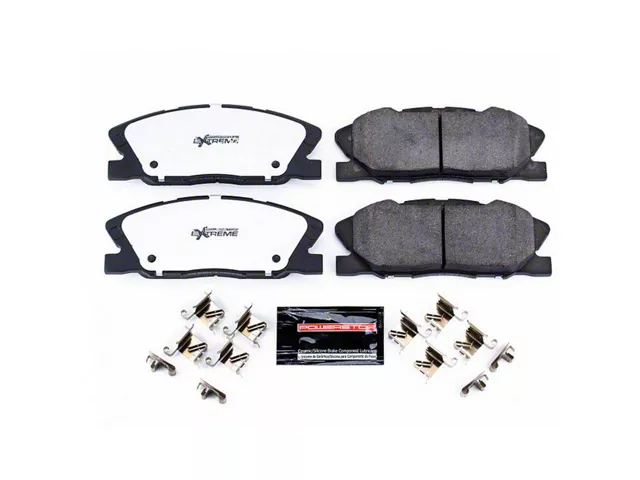 PowerStop Z26 Street Performance Carbon-Fiber Ceramic Brake Pads; Front Pair (14-23 Charger Pursuit w/ 370mm Front Rotors)