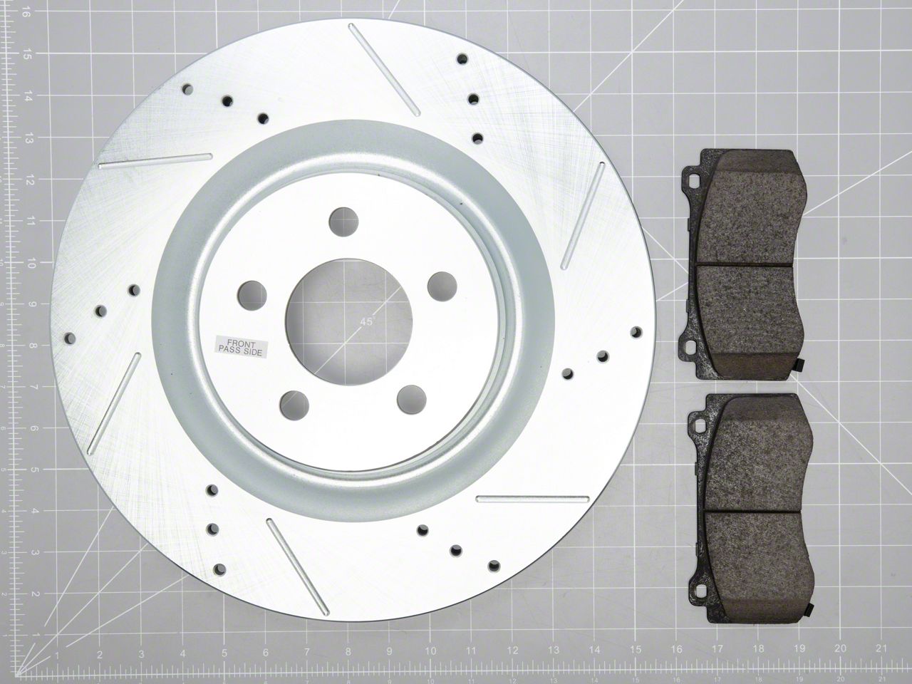PowerStop Charger Z26 Street Warrior Brake Rotor and Pad Kit