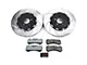 PowerStop Z26 Street Warrior Brake Rotor and Pad Kit; Front (15-20 Charger Daytona 392, Scat Pack 392, SRT 392 & SRT Hellcat w/ 6-Piston Front Calipers)