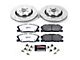 PowerStop Z26 Street Warrior Brake Rotor and Pad Kit; Front (14-23 Charger Pursuit w/ 370mm Front Rotors)