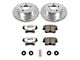 PowerStop Z26 Street Warrior Brake Rotor and Pad Kit; Rear (06-23 RWD V6 Charger w/ Single Piston Front Calipers)