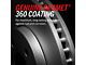 PowerStop Evolution Coated Rotor; Rear (15-23 Mustang GT, EcoBoost w/ Performance Pack)