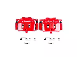 PowerStop Performance Front Brake Calipers; Red (15-23 Mustang EcoBoost w/o Performance Pack, V6)