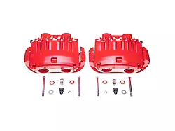 PowerStop Performance Front Brake Calipers; Red (94-98 Mustang Cobra)