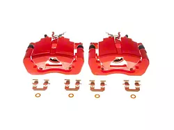 PowerStop Performance Rear Brake Calipers; Red (15-23 Mustang EcoBoost w/o Performance Pack, V6)