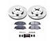 PowerStop Track Day Brake Rotor and Pad Kit; Front (05-10 Mustang GT)