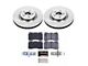 PowerStop Track Day Brake Rotor and Pad Kit; Front (11-14 Mustang GT w/ Performance Pack; 12-13 Mustang BOSS 302; 07-12 Mustang GT500)