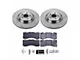 PowerStop Track Day Brake Rotor and Pad Kit; Front (15-23 Mustang GT w/ Performance Pack)