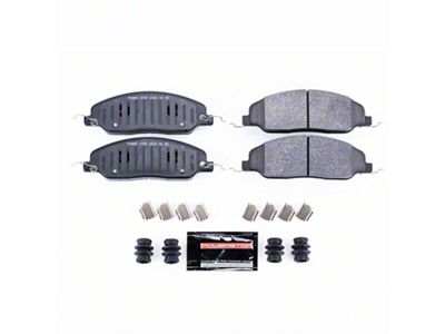 PowerStop Track Day Carbon-Fiber Metallic Brake Pads; Front Pair (05-10 Mustang GT, V6)