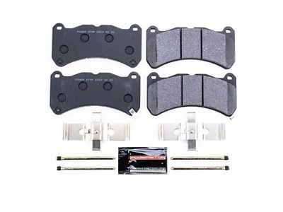 PowerStop Track Day Carbon-Fiber Metallic Brake Pads; Front Pair (13-14 Mustang GT500)