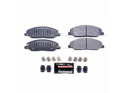 PowerStop Track Day Carbon-Fiber Metallic Brake Pads; Front Pair (11-14 Mustang GT w/o Performance Pack, V6)