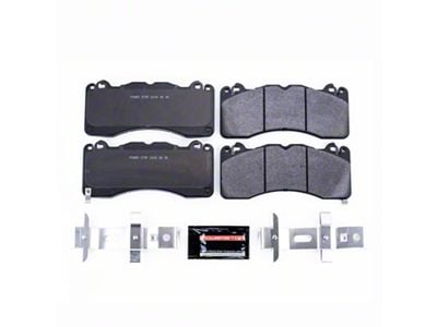 PowerStop Track Day Carbon-Fiber Metallic Brake Pads; Front Pair (15-23 Mustang GT w/ Performance Pack)