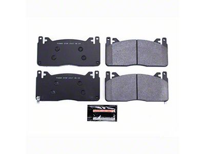 PowerStop Track Day Carbon-Fiber Metallic Brake Pads; Front Pair (15-20 Mustang GT350)