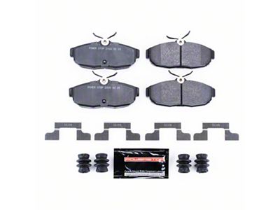 PowerStop Track Day Carbon-Fiber Metallic Brake Pads; Rear Pair (05-10 Mustang GT, V6; 07-12 Mustang GT500)