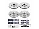 PowerStop Track Day Brake Rotor and Pad Kit; Front and Rear (13-14 Mustang GT500)