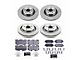 PowerStop Track Day Brake Rotor and Pad Kit; Front and Rear (15-23 Mustang GT w/o Performance Pack, EcoBoost w/ Performance Pack)