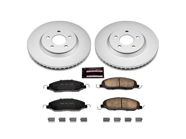 PowerStop Z17 Evolution Plus Brake Rotor and Pad Kit; Front (05-10 Mustang GT)