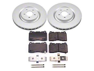 PowerStop Z17 Evolution Plus Brake Rotor and Pad Kit; Front (11-14 Mustang GT w/ Performance Pack; 12-13 Mustang BOSS 302; 07-12 Mustang GT500)