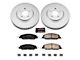 PowerStop Z17 Evolution Plus Brake Rotor and Pad Kit; Front (11-14 Mustang V6)