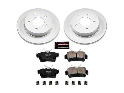PowerStop Z17 Evolution Plus Brake Rotor and Pad Kit; Rear (94-04 Mustang GT, V6)
