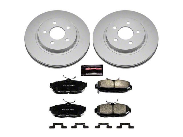 PowerStop Z17 Evolution Plus Brake Rotor and Pad Kit; Rear (2012 Mustang GT500)