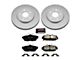 PowerStop Z17 Evolution Plus Brake Rotor and Pad Kit; Rear (2012 Mustang GT500)
